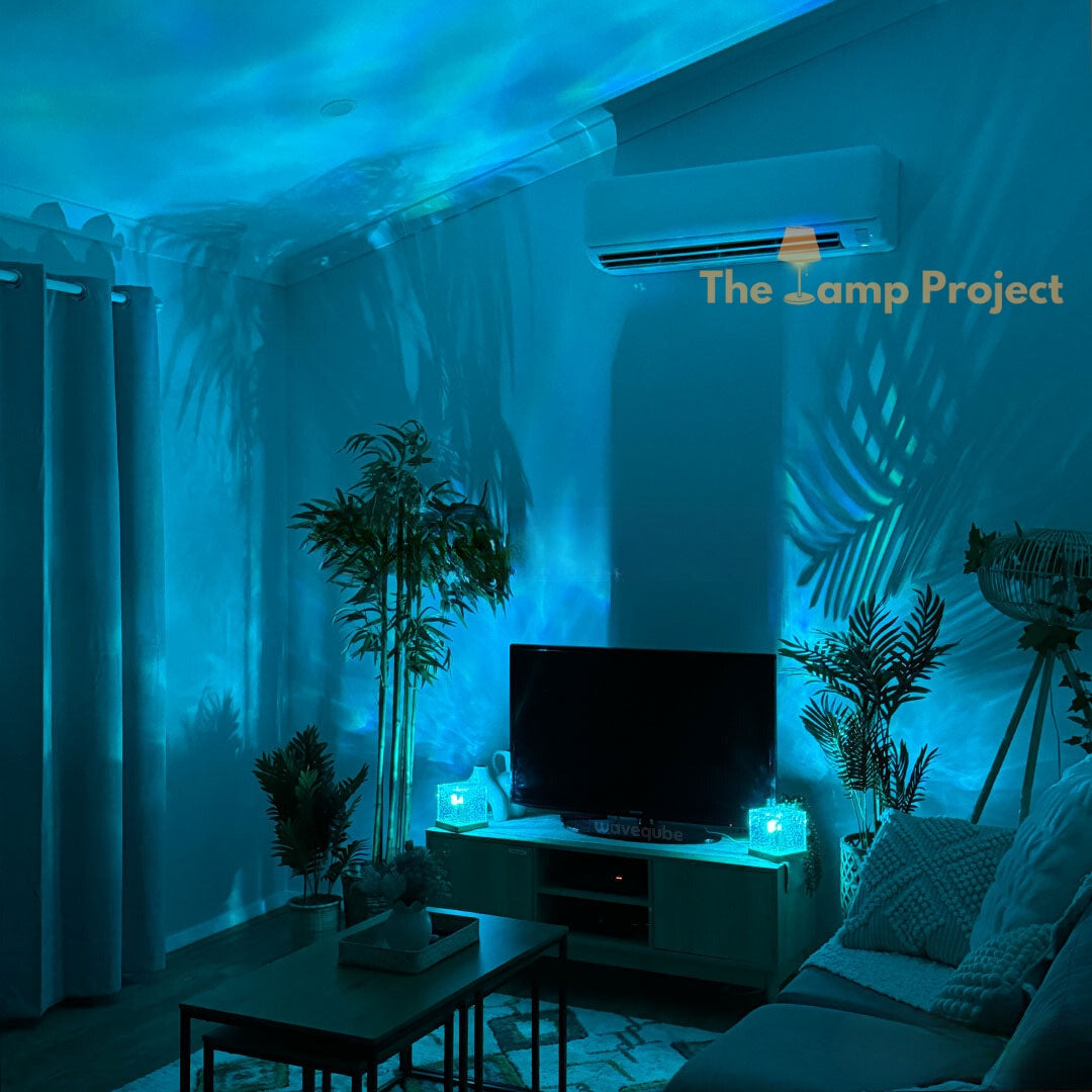 AquaGlow Wave Lamp